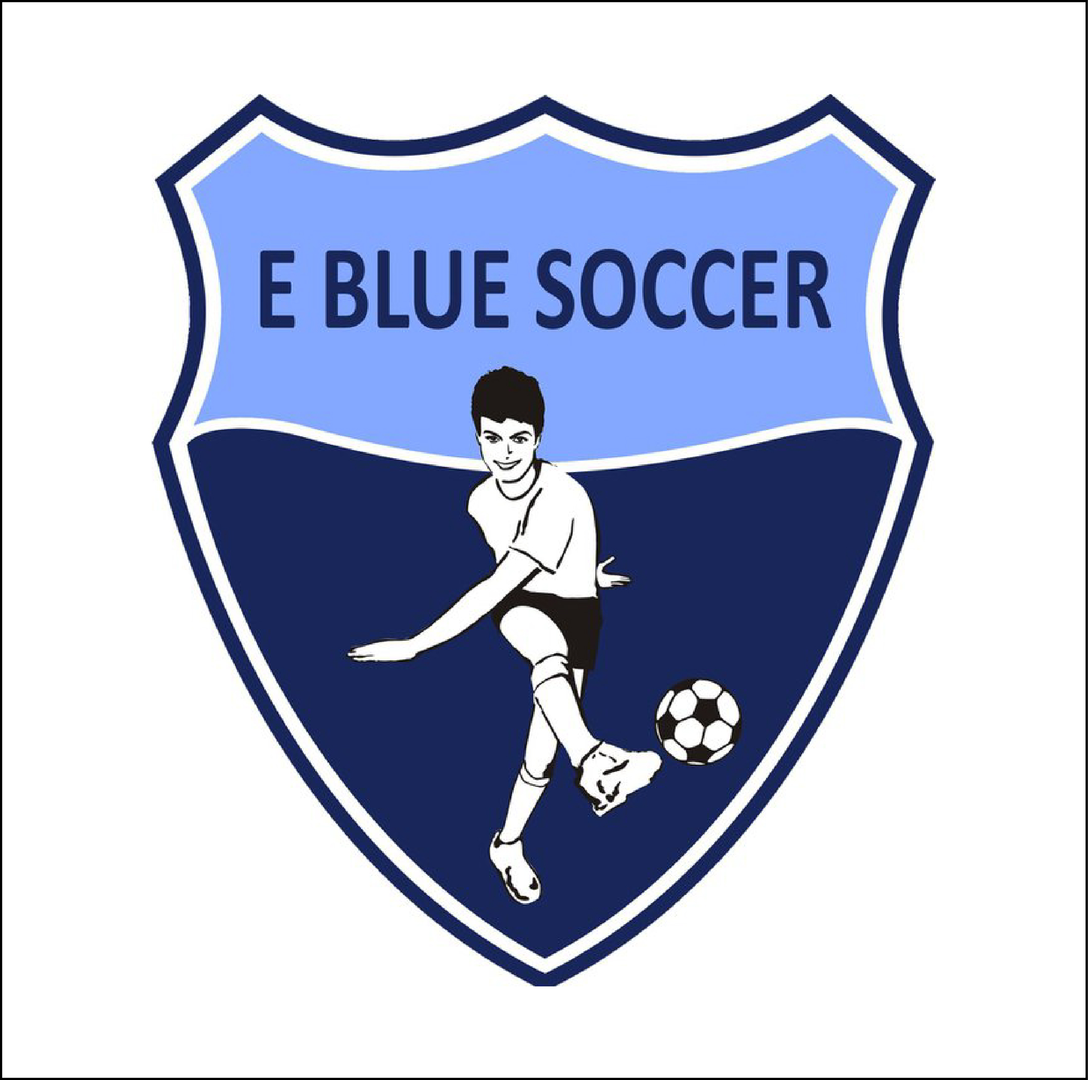 Eblue Soccer Logo